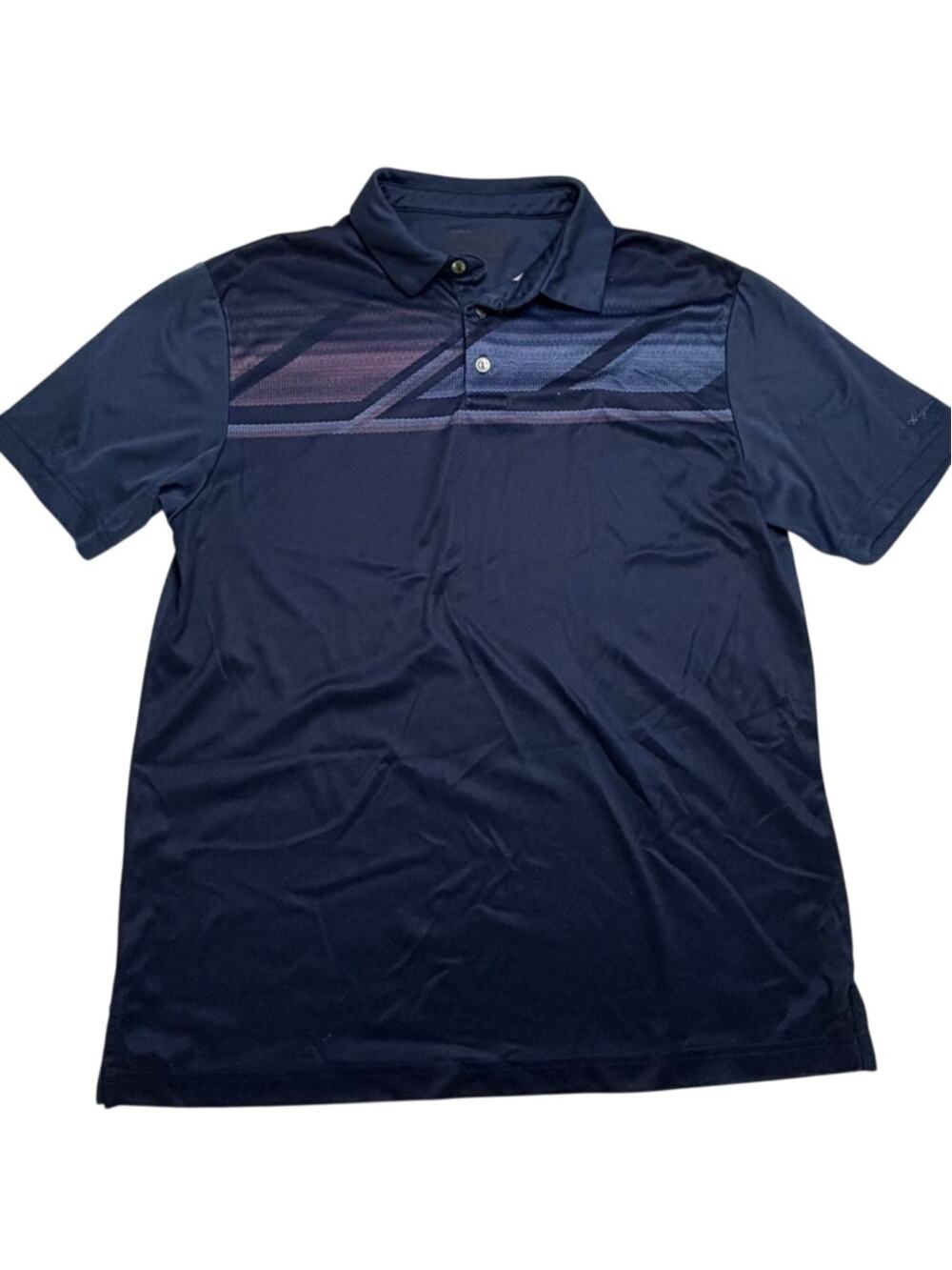 Blue Ben Hogan Performance Golf Polo Shirt Mens Medium Casual Top